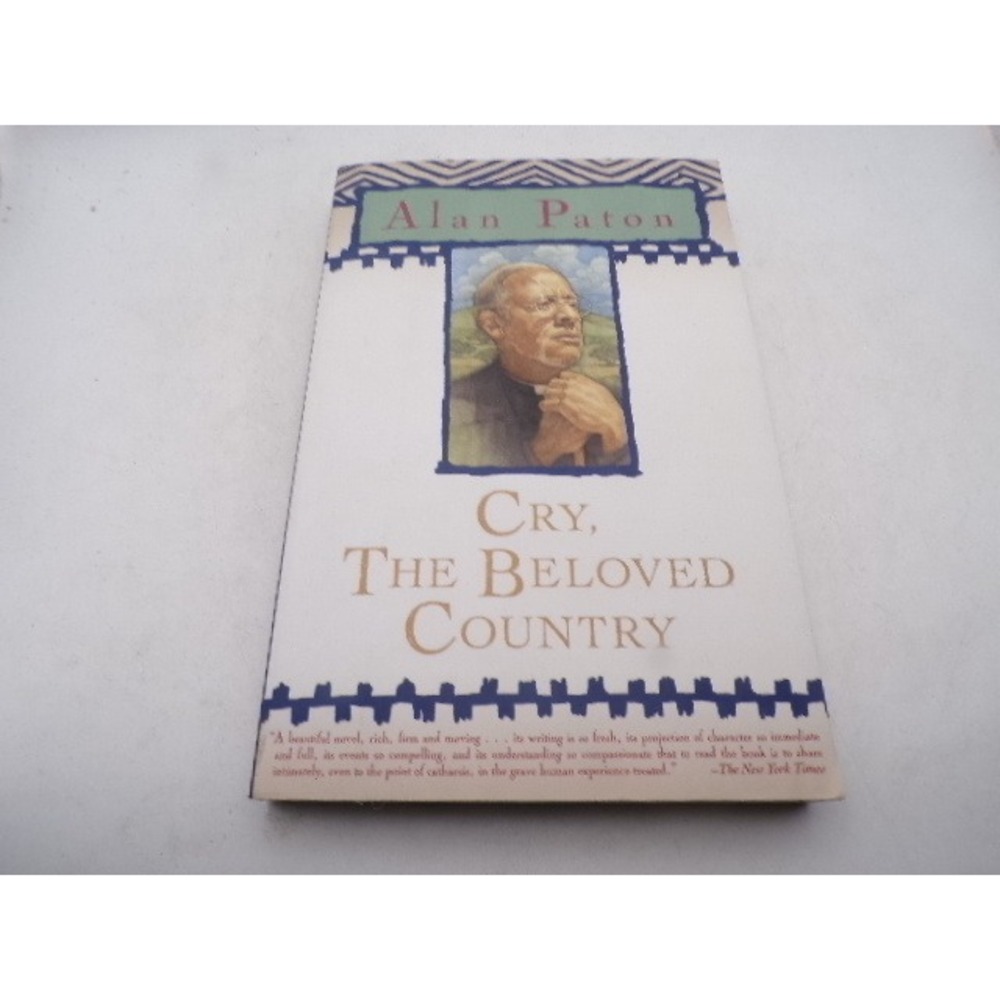 Cry The Beloved Country Alan Paton Paperback Classic South Africa Fiction Book